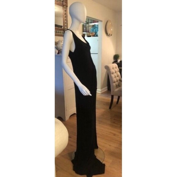 Temperley London Dresses & Skirts - NWT $1K TEMPERLEY LONDON BLACK STRETCH CREPE MAXI DRAPED DRESS GOWN SZ US 4 UK 8